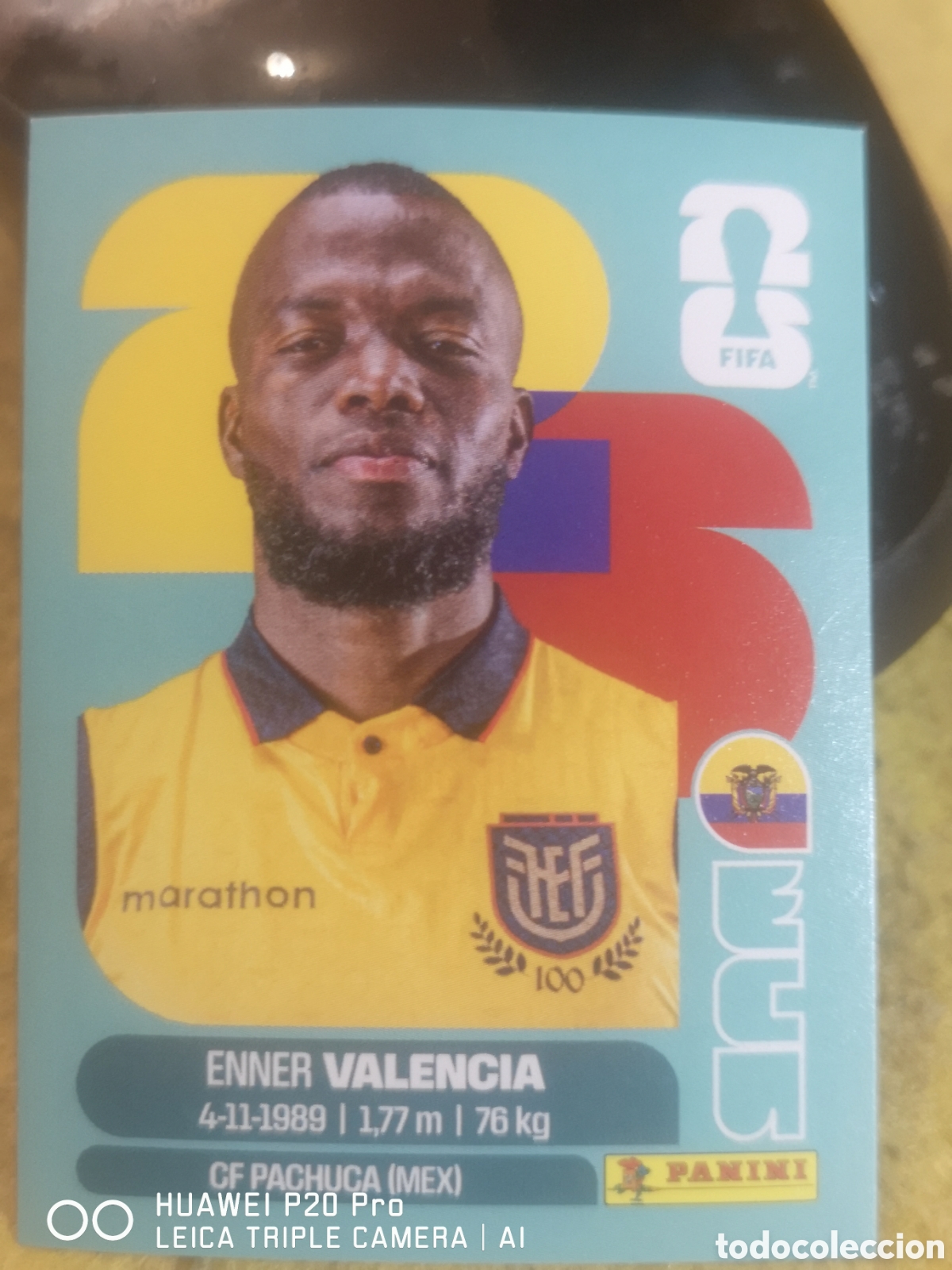 Cromos de F&uacute;tbol: FIFA WORLD CUP MUNDIAL 2026 ENNER VALENCIA - ECU 20