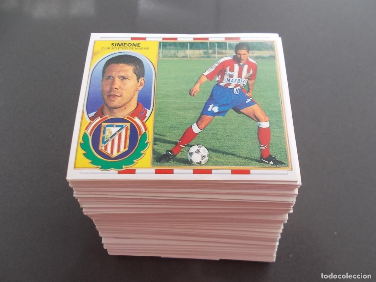 Cromos de F&uacute;tbol: LOTE 162 CROMOS ESTE 96-97 TODOS DIFERENTES SIN PEGAR 3 BAJAS, 16 COLOCAS, 5 FICHAJES