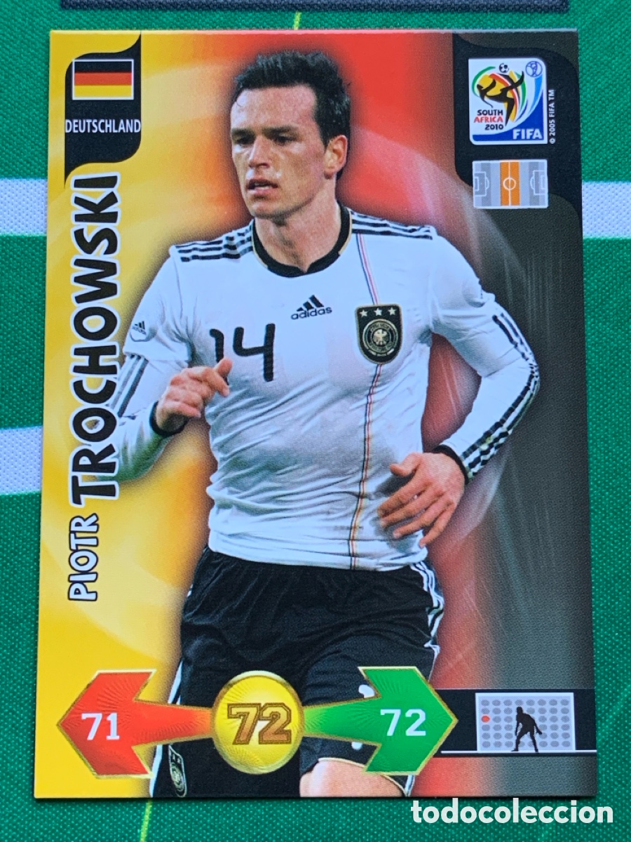 Figurine di Calcio: 97 Piotr Trochowski Deutschland Base card ADRENALYN XL MUNDIAL SOUTH AFRICA 2010 FIFA WORLD CUP PANI