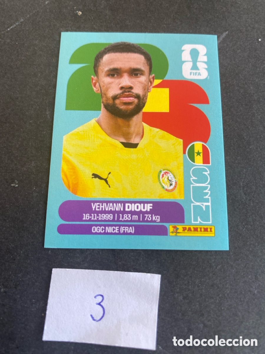 Figurine di Calcio: Cromo Senegal Mundial 2026 N* 3 nuevo