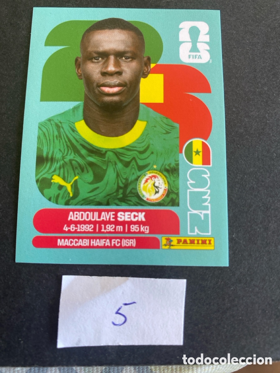 Figurine di Calcio: Cromo Senegal Mundial 2026 N* 5 nuevo