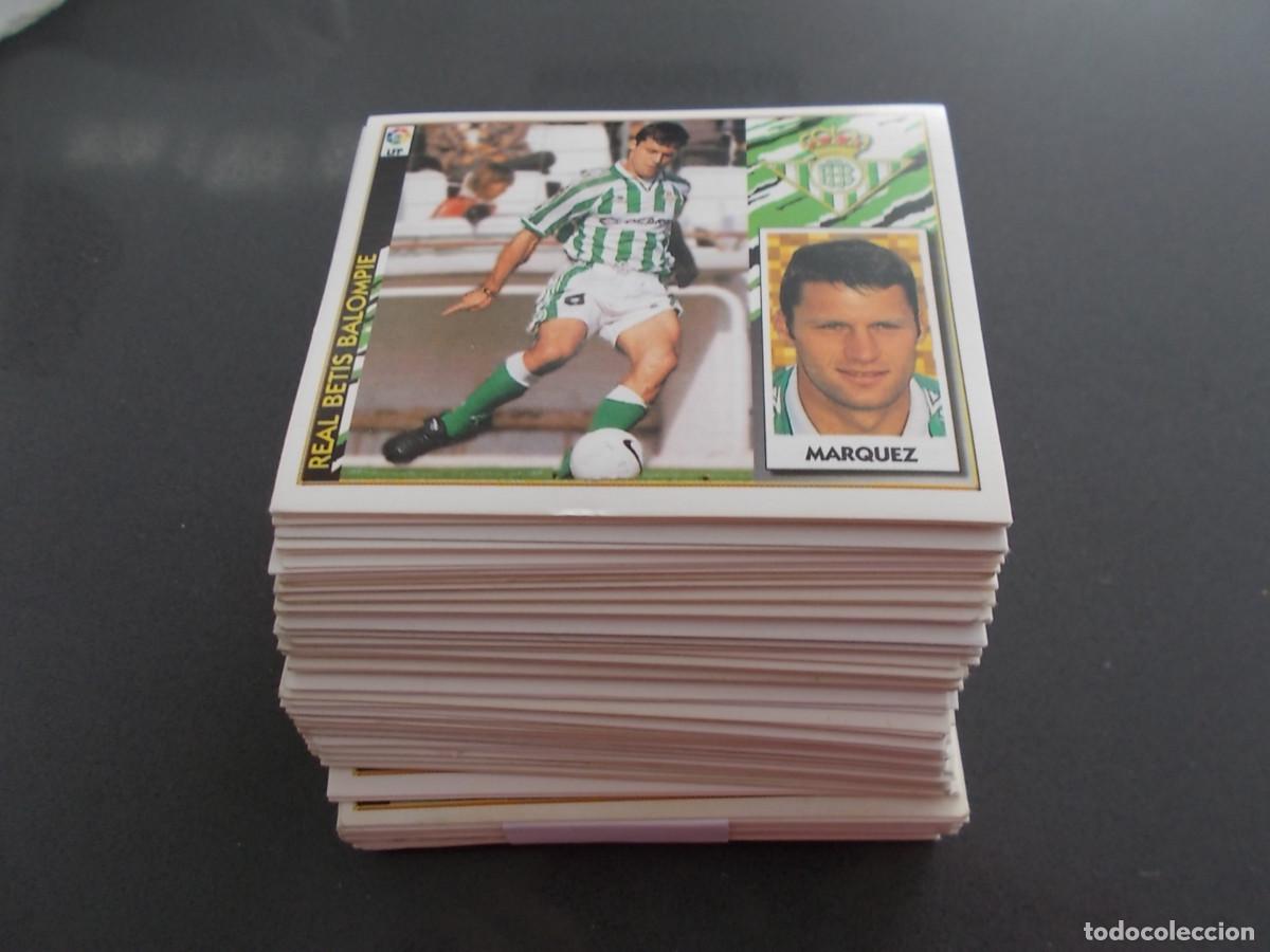 Figurine di Calcio: LOTE 129 CROMOS ESTE 97-98 TODOS DIFERENTES SIN PEGAR 24 BAJAS, 12 COLOCAS, 3 FICHAJES
