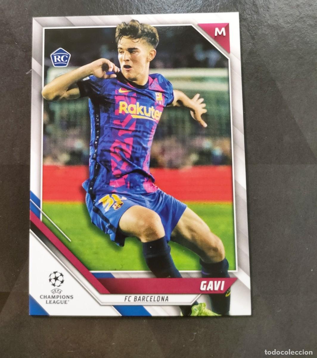 Cartes &agrave; collectionner de Football: Gavi Barcelona Rookie Card n&ordm; 25 Topps Champions 2021 2022 21 22