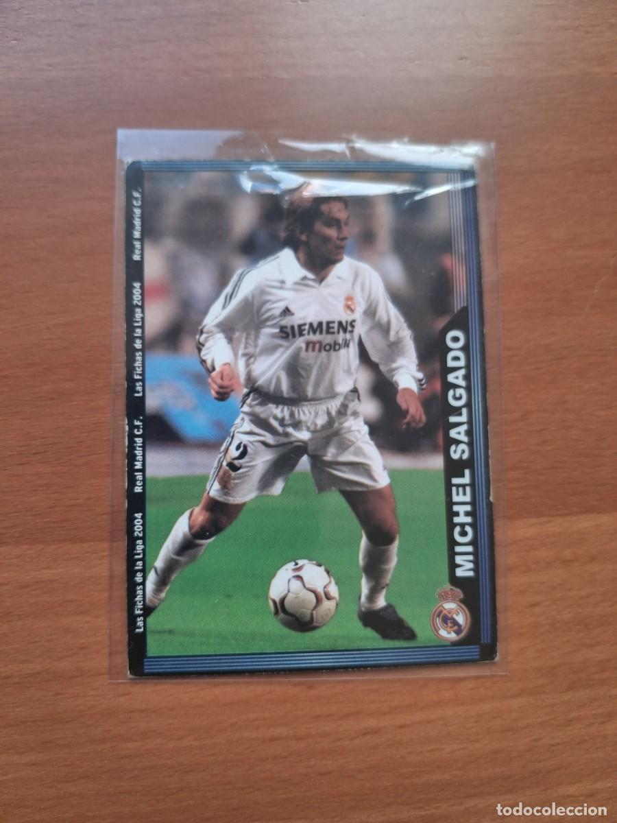 Cromos de F&uacute;tbol: Fichas de la Liga de Mundicromo 2003 2004 03 04 Real Madrid CF 6 Michel Salgado