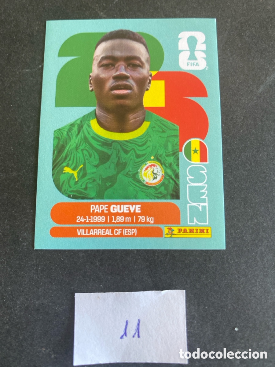 Cromos de F&uacute;tbol: Cromo Senegal Mundial 2026 N* 11 nuevo