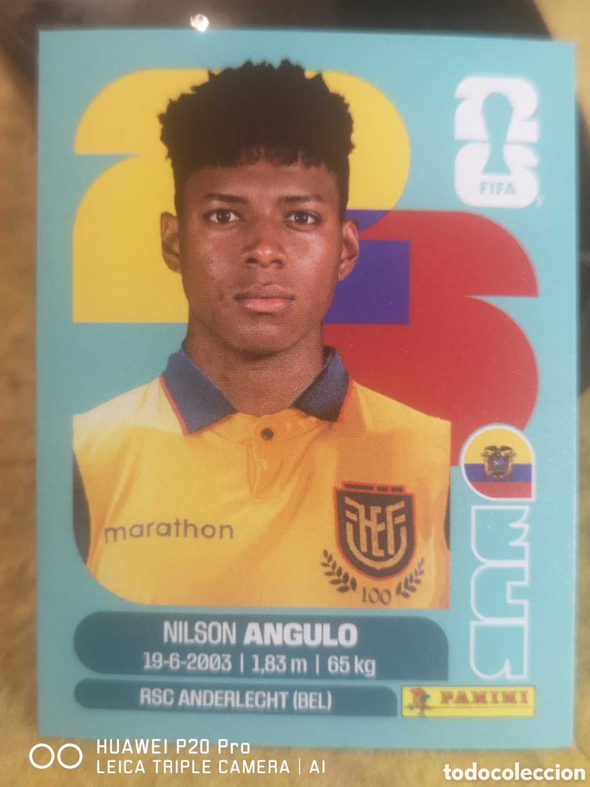 Cromos de F&uacute;tbol: FIFA WORLD CUP MUNDIAL 2026 NILSON ANGULO - ECU 17