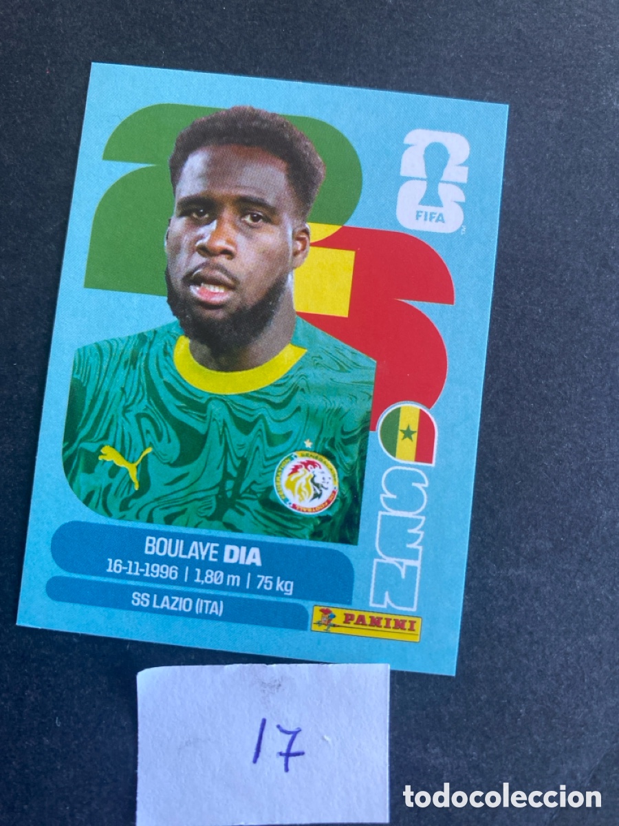 Cromos de F&uacute;tbol: Cromo Senegal Mundial 2026 N* 17 nuevo