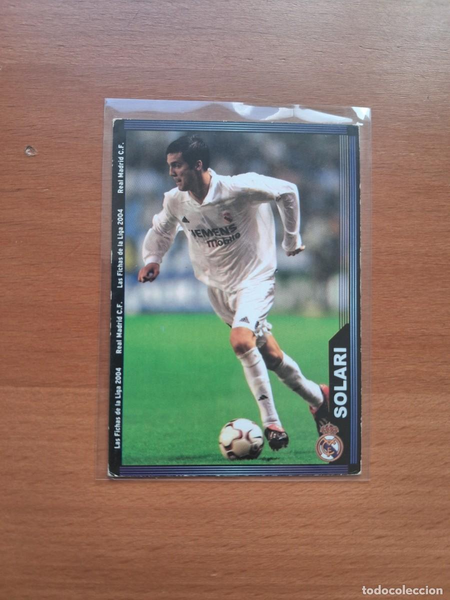 Cromos de F&uacute;tbol: Fichas de la Liga de Mundicromo 2003 2004 03 04 Real Madrid CF 15 Solari