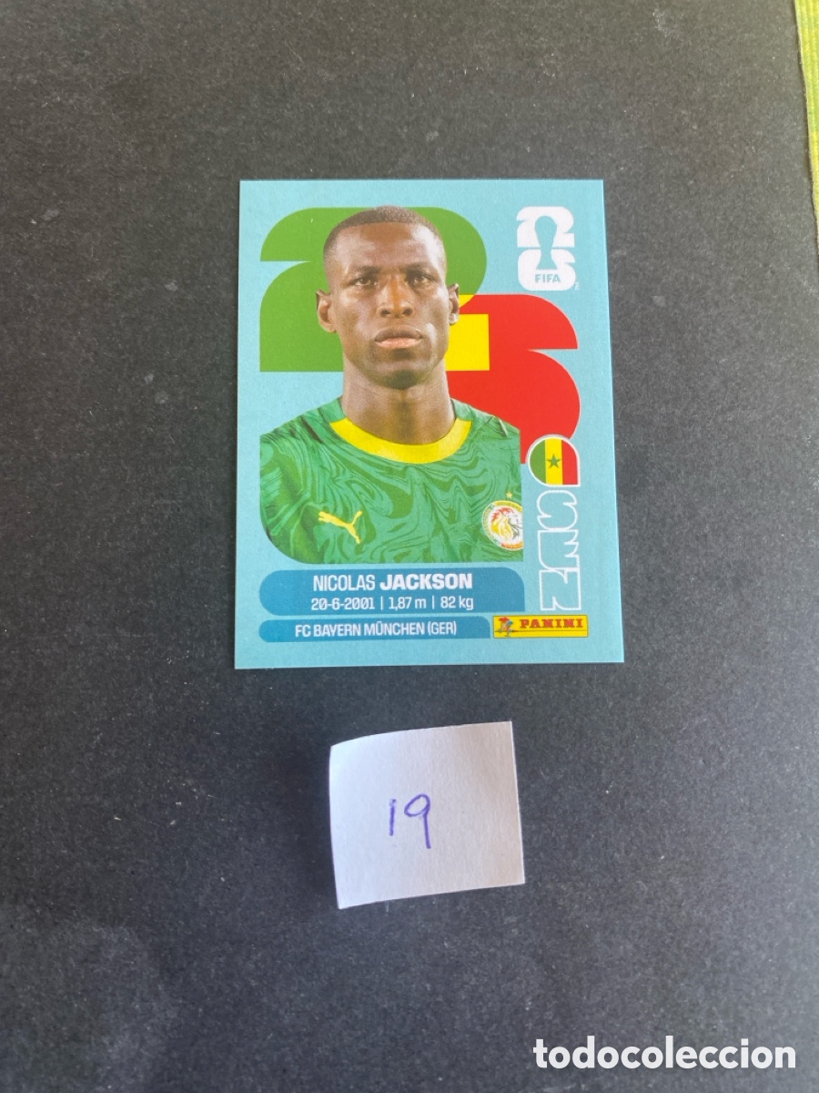 Cromos de F&uacute;tbol: Cromo Senegal Mundial 2026 N* 19 nuevo