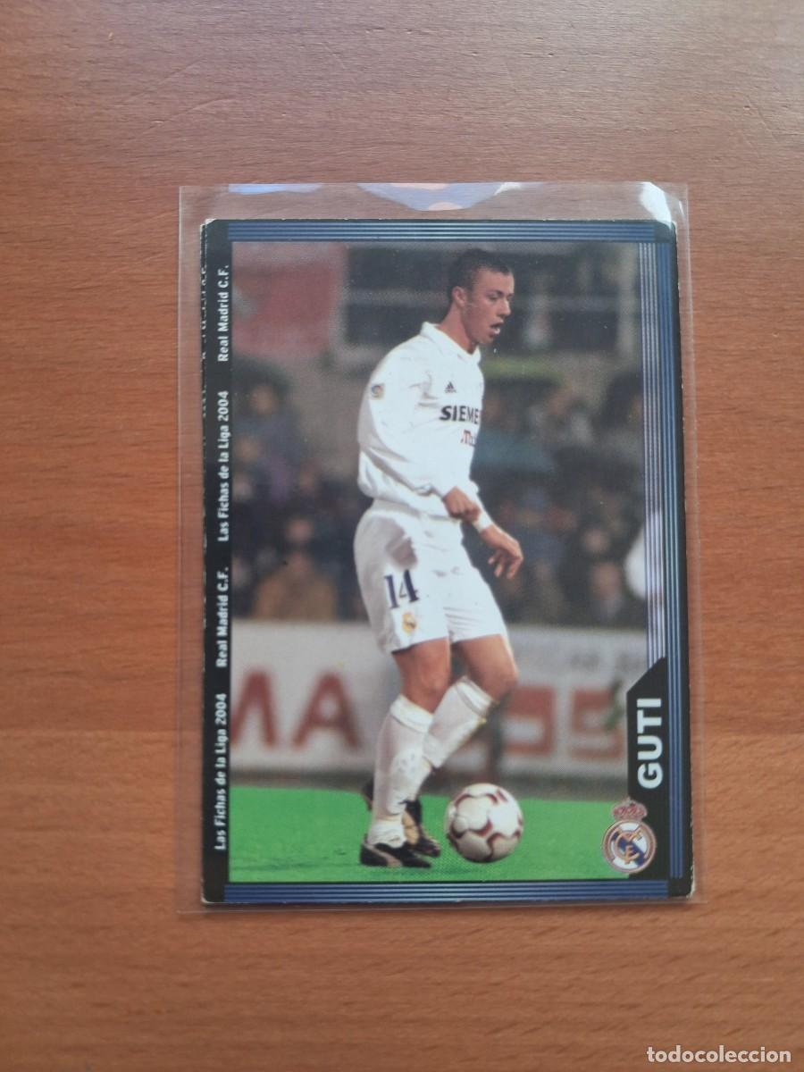 Cromos de F&uacute;tbol: Fichas de la Liga de Mundicromo 2003 2004 03 04 Real Madrid CF 18 Guti
