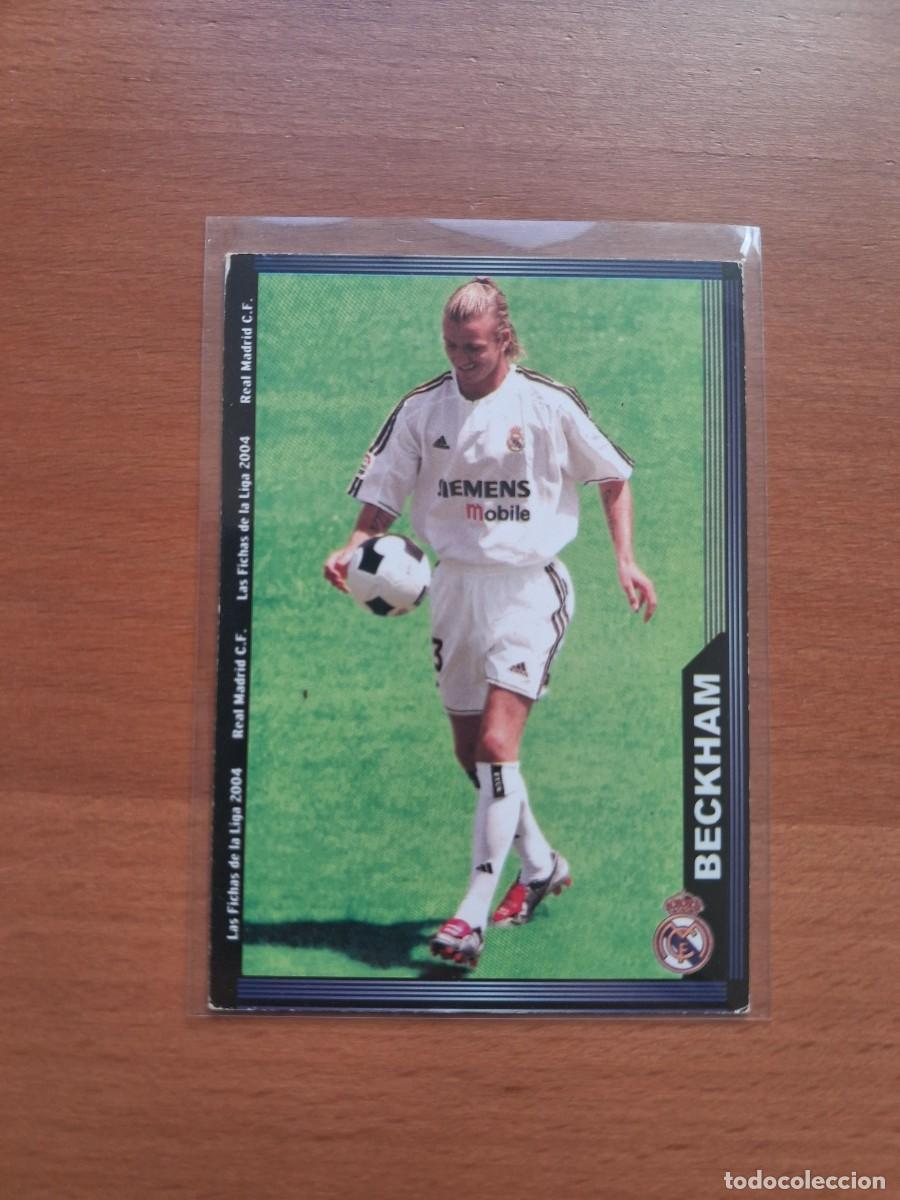Cromos de F&uacute;tbol: Fichas de la Liga de Mundicromo 2003 2004 03 04 Real Madrid CF 19 Beckham