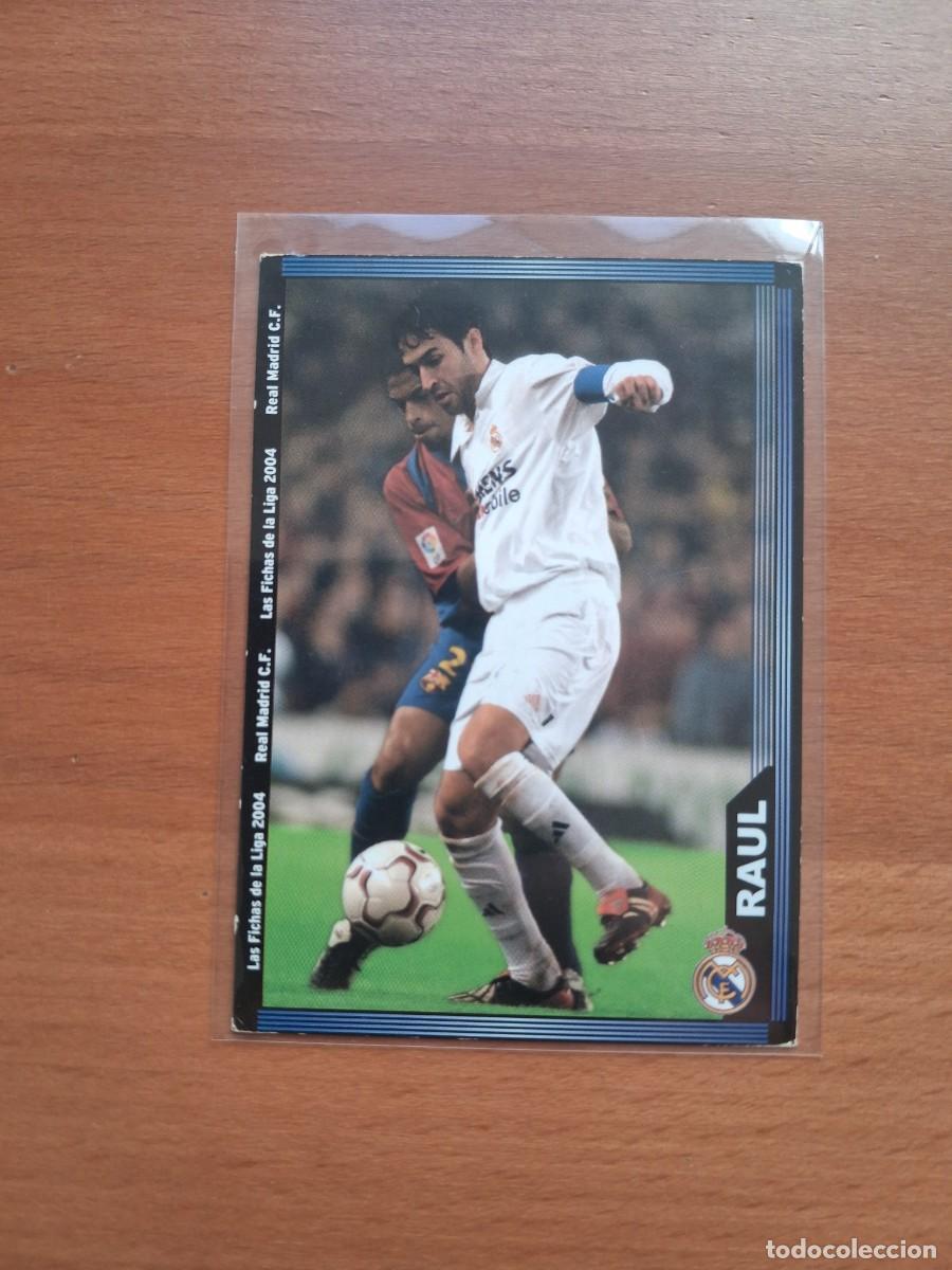Cromos de F&uacute;tbol: Fichas de la Liga de Mundicromo 2003 2004 03 04 Real Madrid CF 20 Raul