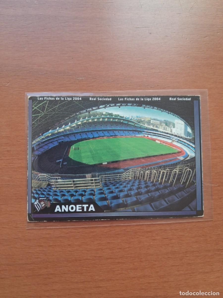 Cromos de F&uacute;tbol: Fichas de la Liga de Mundicromo 2003 2004 03 04 Real Sociedad 29 Anoeta