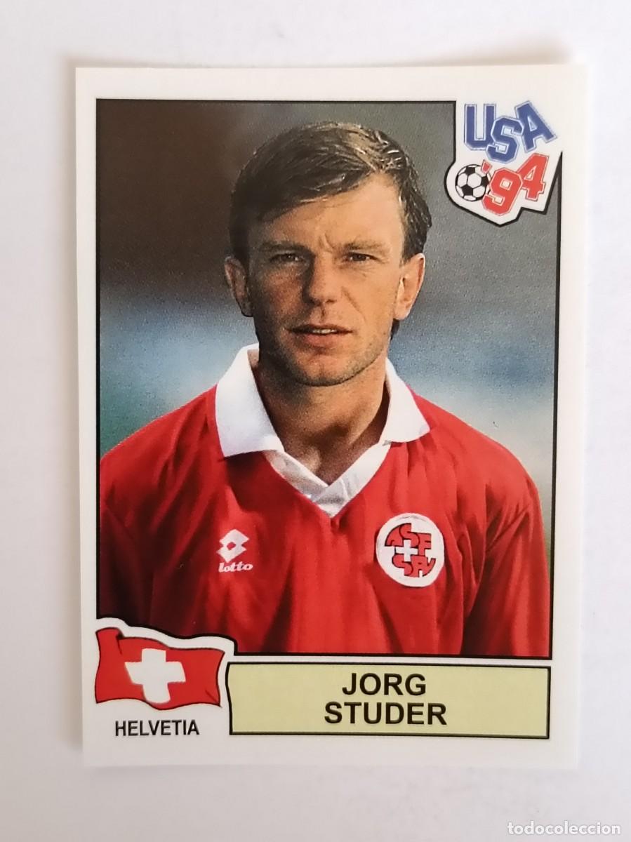 Cromos de F&uacute;tbol: JORG STUDER (SUIZA) MUNDIAL USA 94 PANINI