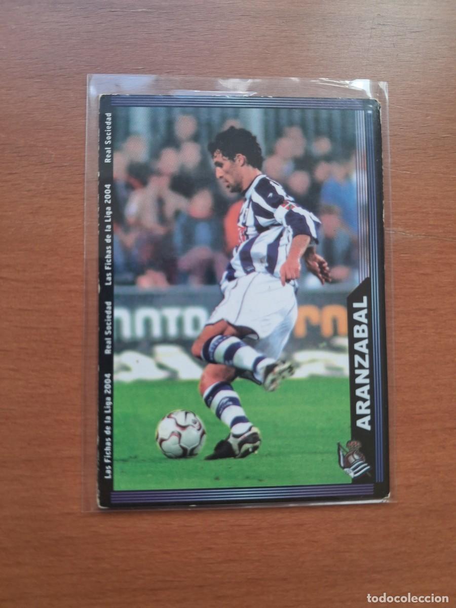 Cromos de F&uacute;tbol: Fichas de la Liga de Mundicromo 2003 2004 03 04 Real Sociedad 35 Aranzabal