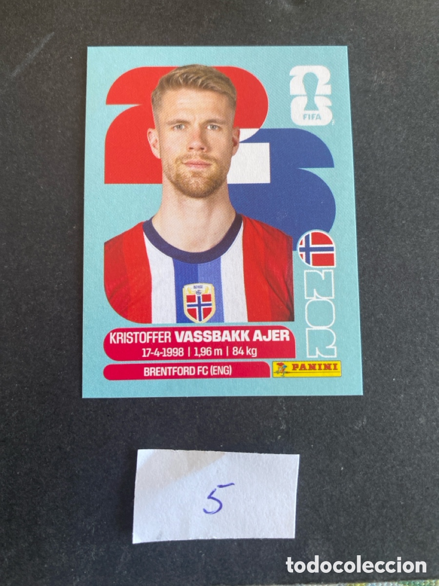 Cromos de F&uacute;tbol: Cromo Noruega Mundial 2026 N* 5 nuevo