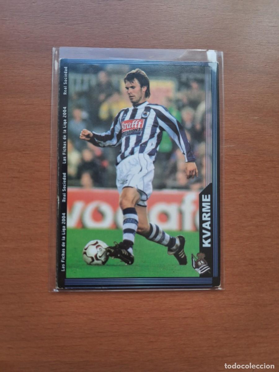 Cartes &agrave; collectionner de Football: Fichas de la Liga de Mundicromo 2003 2004 03 04 Real Sociedad 40 Kvarme
