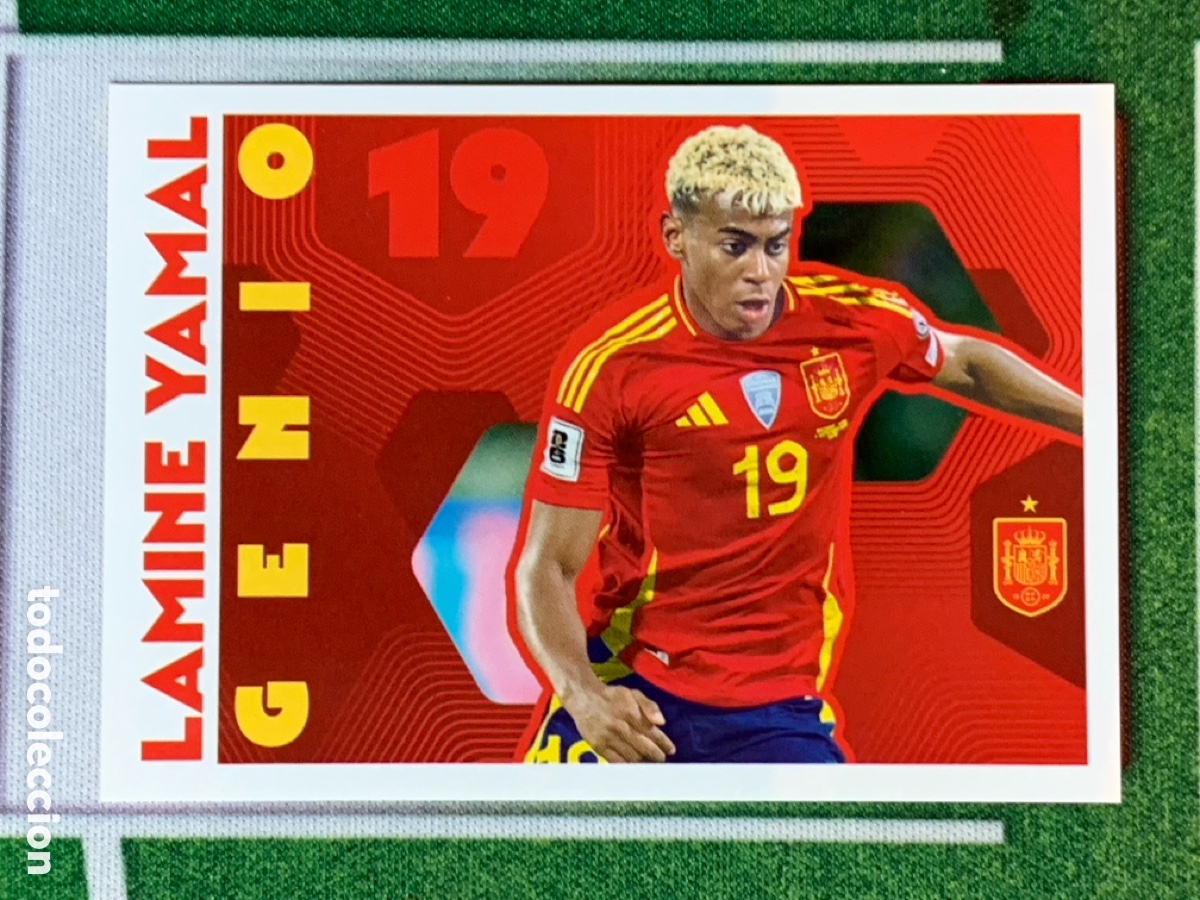 Cromos de F&uacute;tbol: 71 LAMINE YAMAL GENIO ⚽ PANINI SELECCION ESPA&Ntilde;OLA ESPA&Ntilde;A SPAIN CARREFOUR 26 2026 ⚽