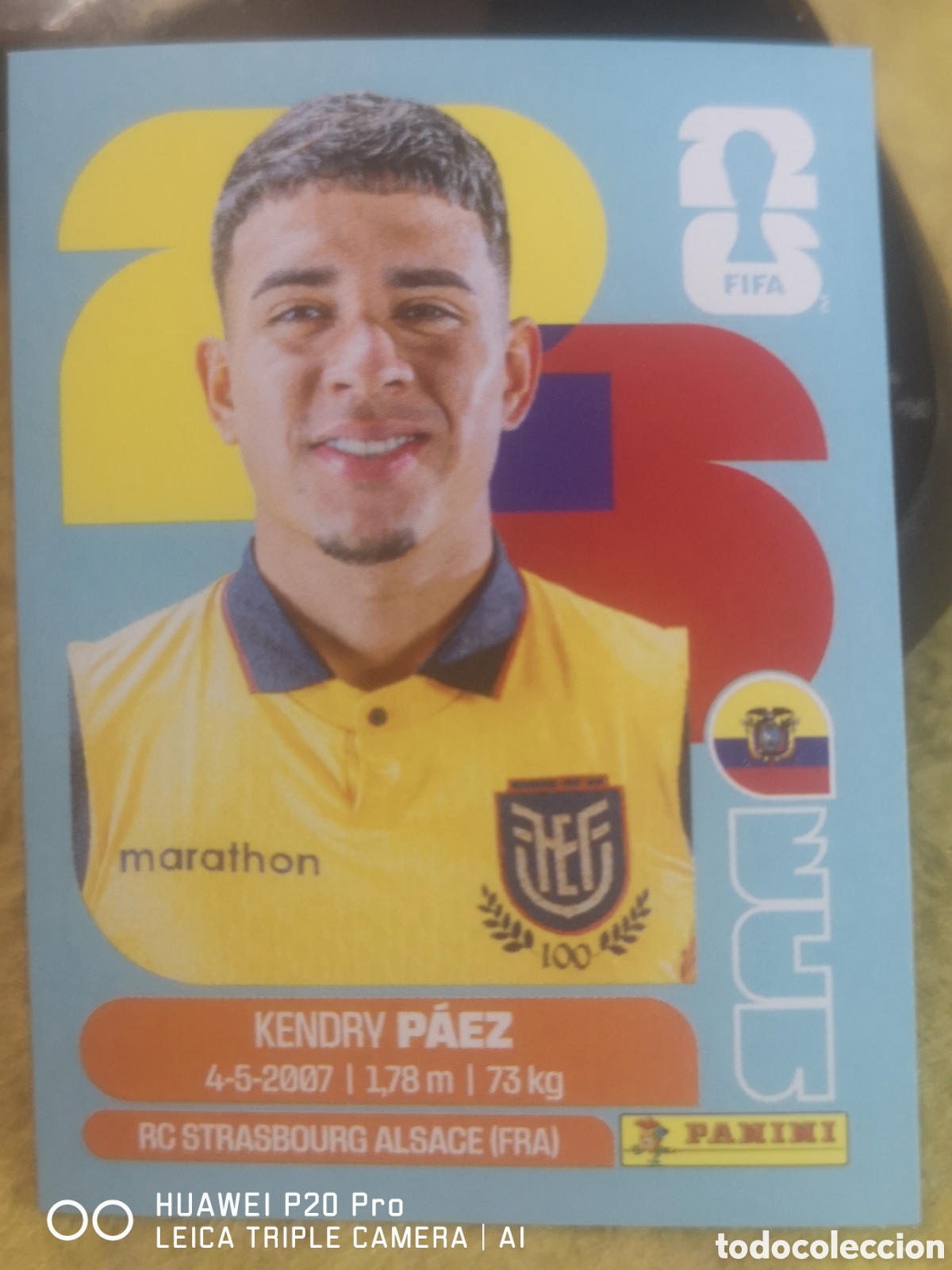 Cromos de F&uacute;tbol: FIFA WORLD CUP MUNDIAL 2026 KENDRY PAEZ - ECU 11