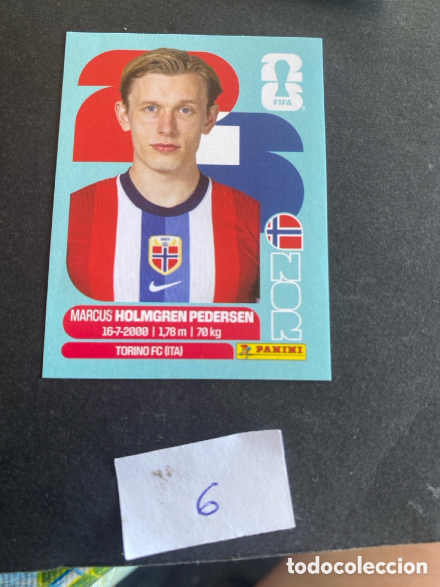 Cromos de F&uacute;tbol: Cromo Noruega Mundial 2026 N* 6 nuevo