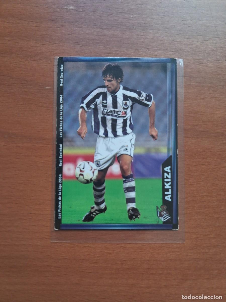 Cromos de F&uacute;tbol: Fichas de la Liga de Mundicromo 2003 2004 03 04 Real Sociedad 45 Alkiza