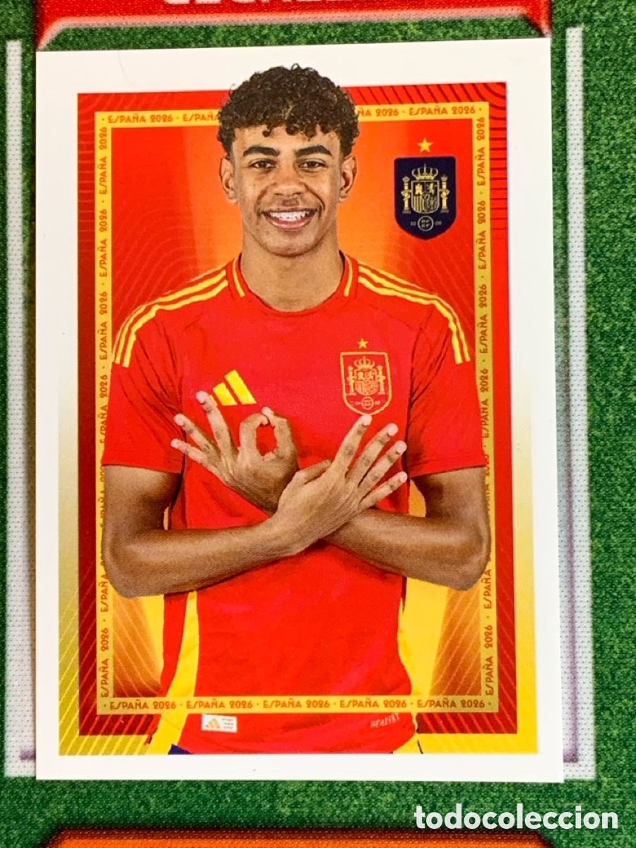 Cromos de F&uacute;tbol: 49 LAMINE YAMAL PANINI SELECCION ESPA&Ntilde;OLA ESPA&Ntilde;A SPAIN CARREFOUR 26 2026