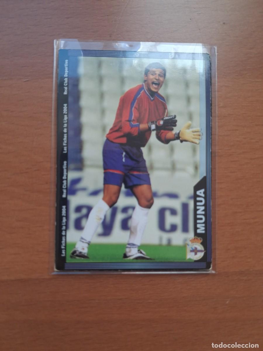 Cromos de F&uacute;tbol: Fichas de la Liga de Mundicromo 2003 2004 03 04 RC Deportivo de la Coru&ntilde;a 59 Munua