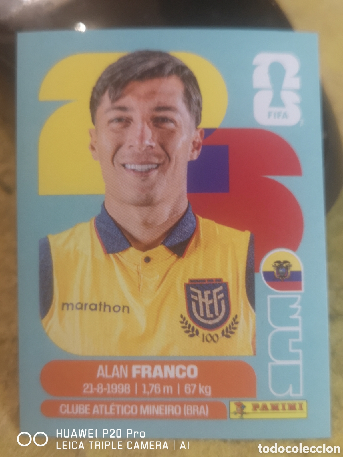 Cromos de F&uacute;tbol: FIFA WORLD CUP MUNDIAL 2026 ALAN FRANCO - ECU 10