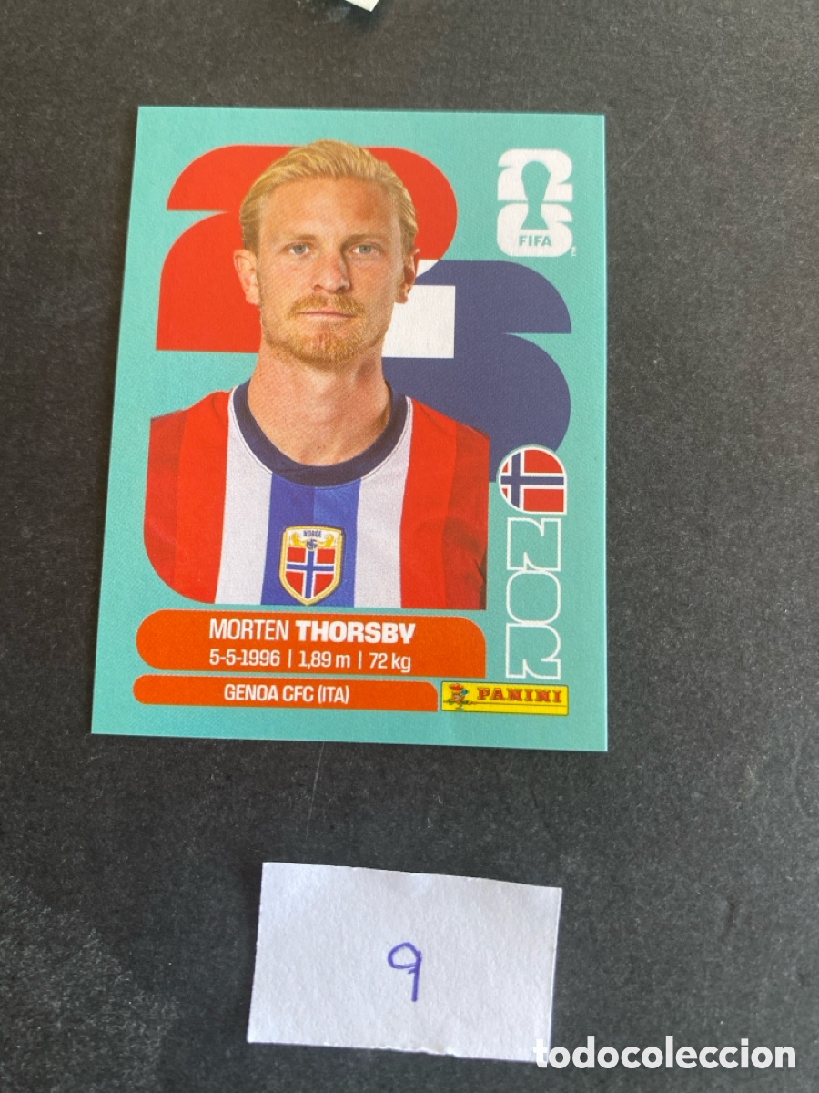 Cromos de F&uacute;tbol: Cromo Holanda Mundial 2026 N* 9 nuevo
