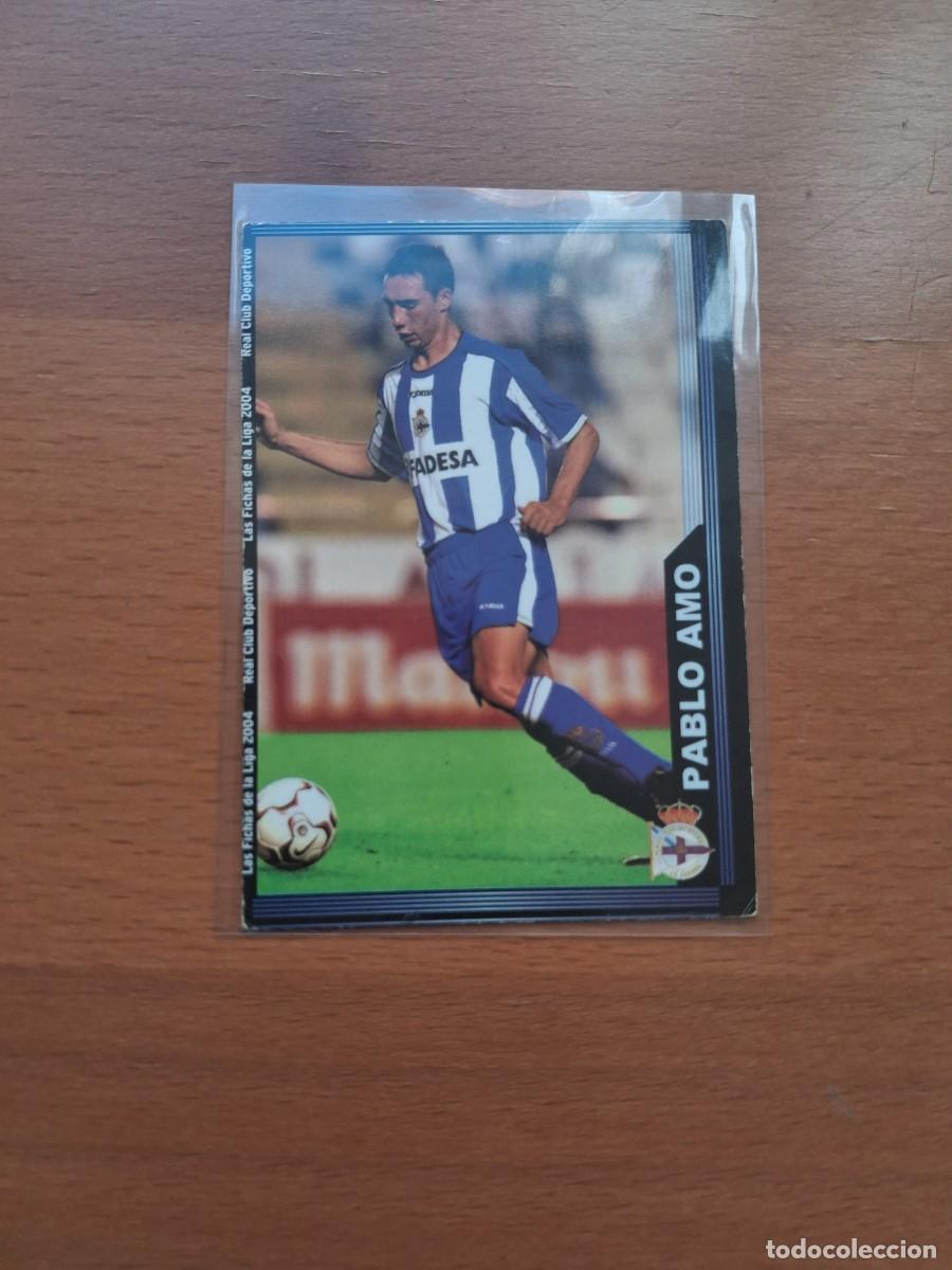 Cromos de F&uacute;tbol: Fichas de la Liga de Mundicromo 2003 2004 03 04 RC Deportivo de la Coru&ntilde;a 68 Pablo Amo