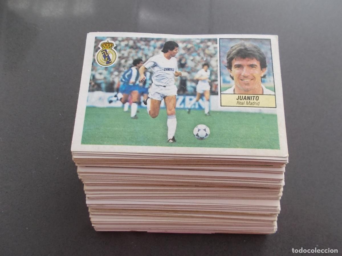 Cromos de F&uacute;tbol: LOTE 102 CROMOS ESTE 84-85 TODOS DIFERENTES RECUPERADOS 1 BAJA, 2 COLOCAS, 6 FICHAJES