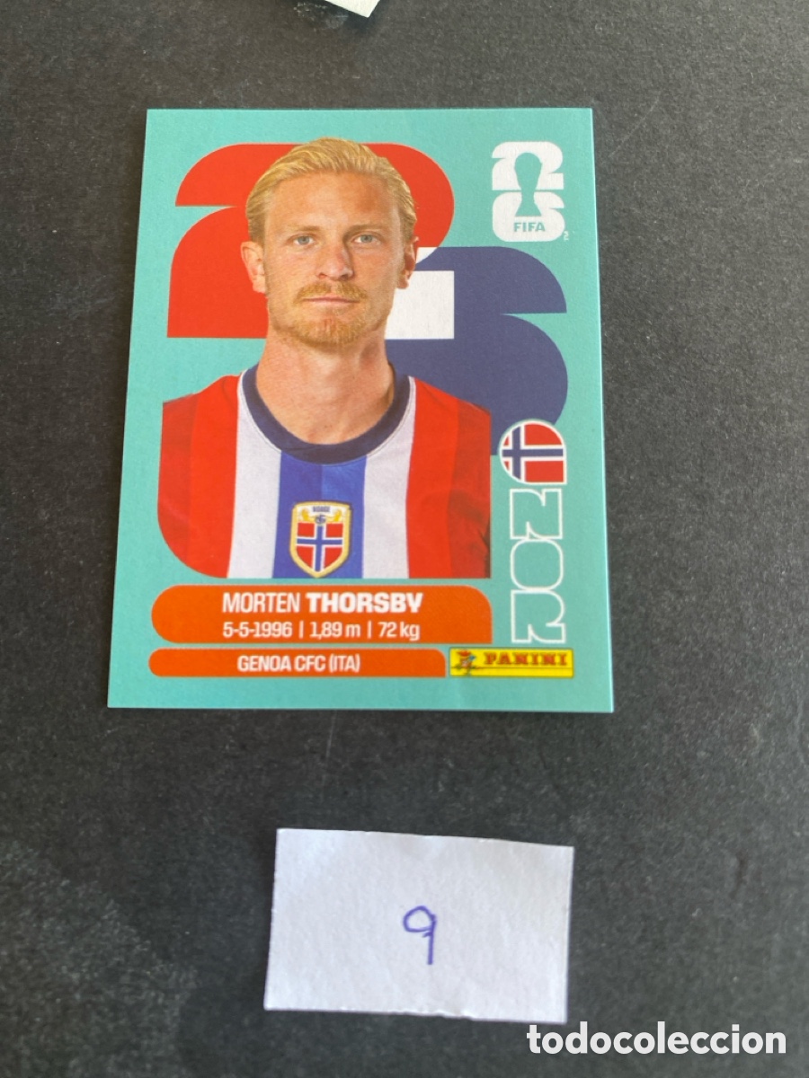 Cromos de F&uacute;tbol: Cromo Noruega Mundial 2026 N* 9 nuevo