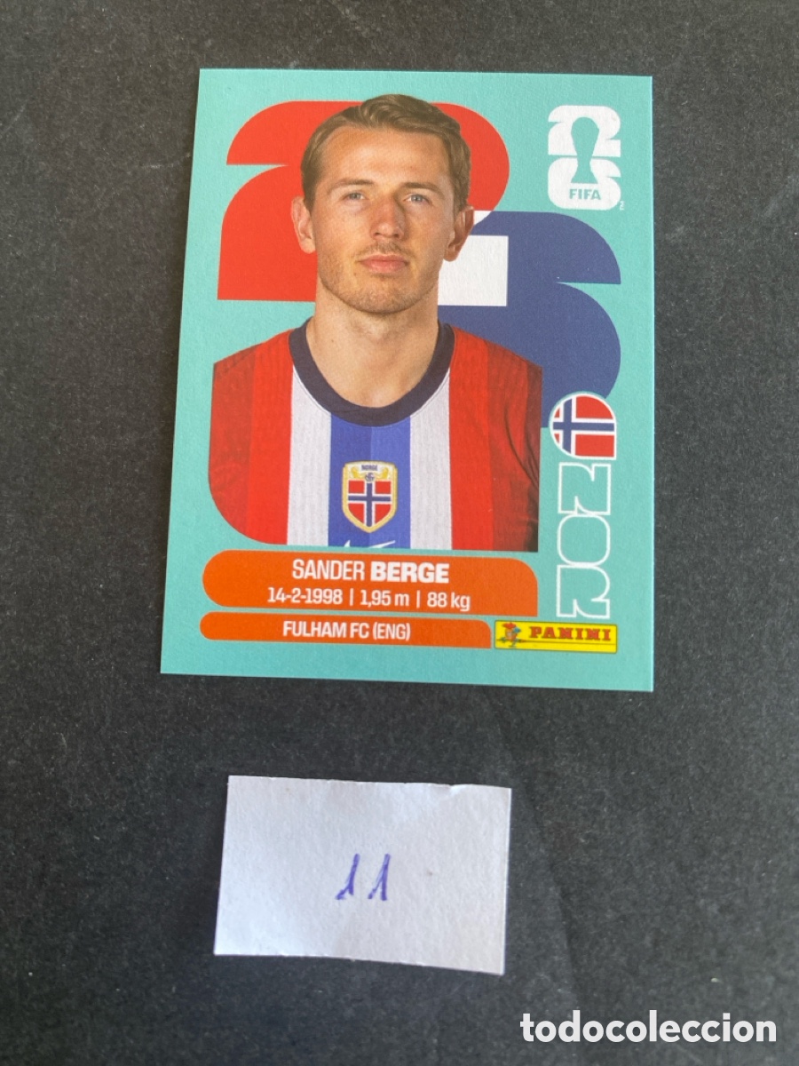 Cromos de F&uacute;tbol: Cromo Holanda Mundial 2026 N* 11 nuevo