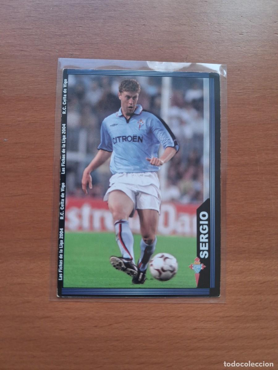 Cromos de F&uacute;tbol: Fichas de la Liga de Mundicromo 2003 2004 03 04 RC Celta de Vigo 93 Sergio