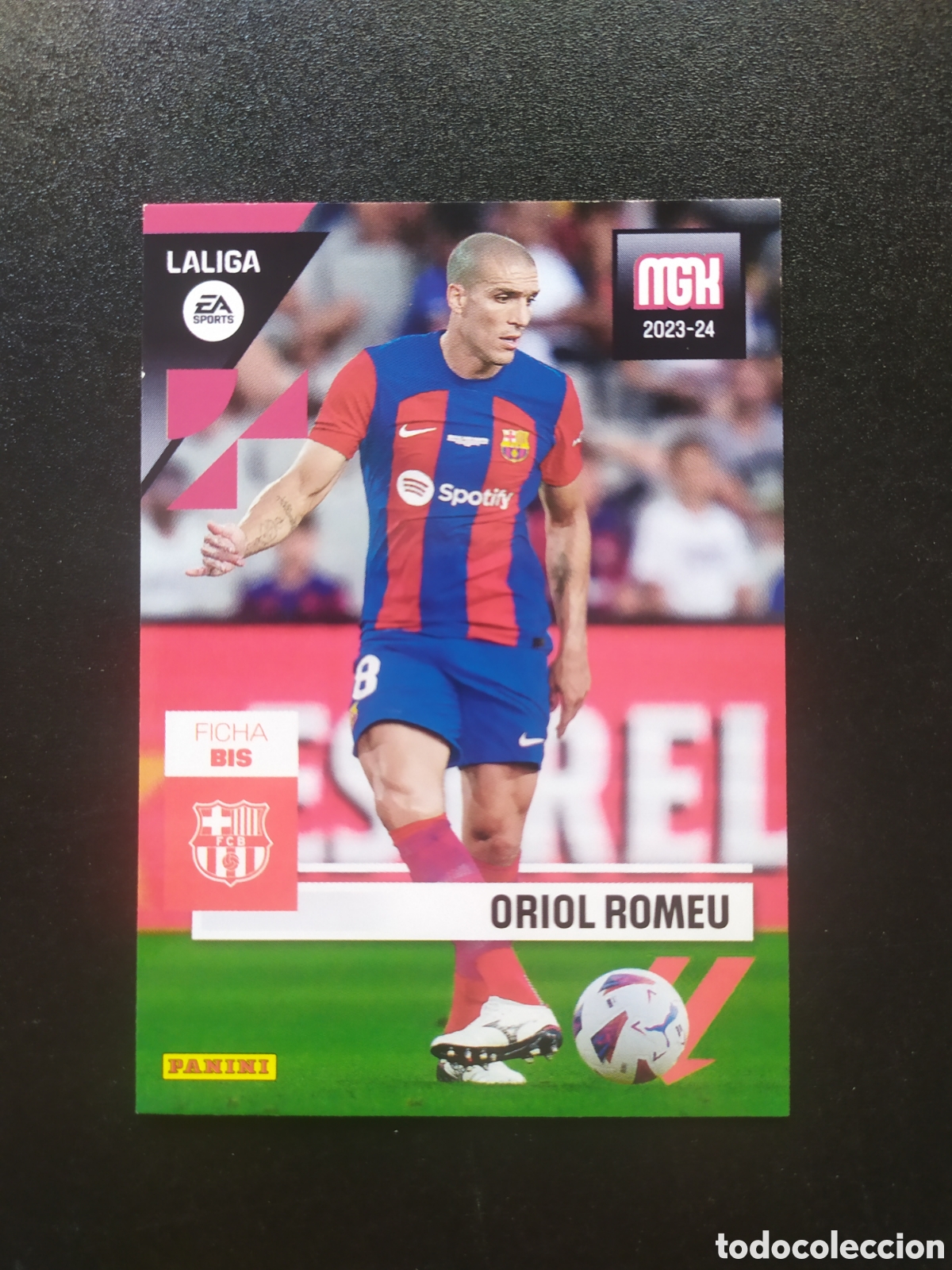 Cromos de F&uacute;tbol: Megacracks 2023 2024 23 24 panini Oriol Romeu n&deg; 100 bis Barcelona