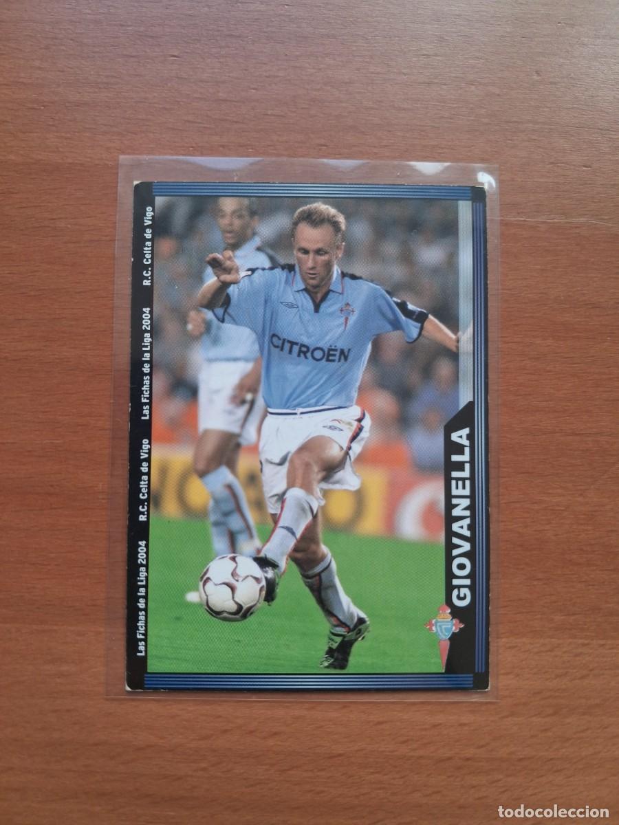 Cromos de F&uacute;tbol: Fichas de la Liga de Mundicromo 2003 2004 03 04 RC Celta de Vigo 96 Giovanella