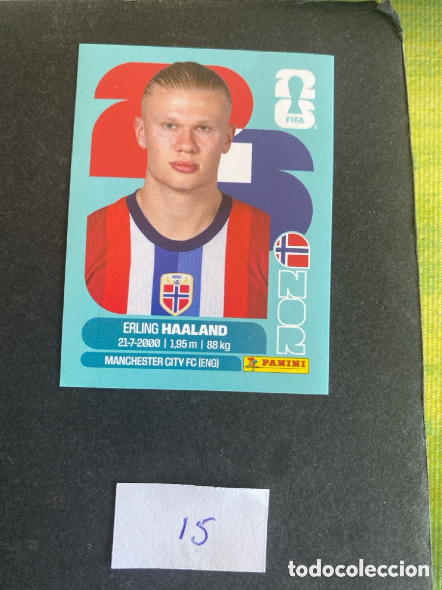 Cromos de F&uacute;tbol: Cromo Noruega Mundial 2026 N* 15 nuevo
