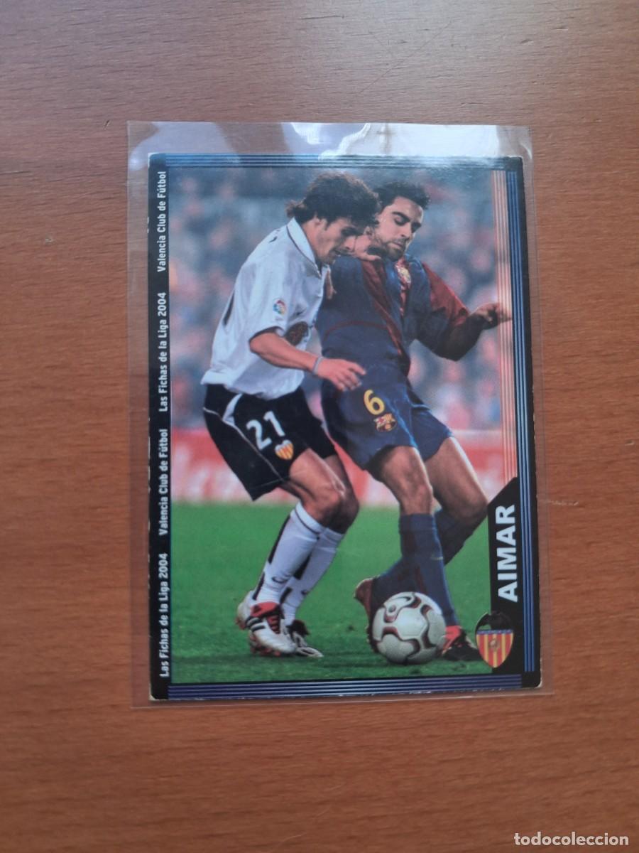 Cromos de F&uacute;tbol: Fichas de la Liga de Mundicromo 2003 2004 03 04 Valencia CF 123 Aimar
