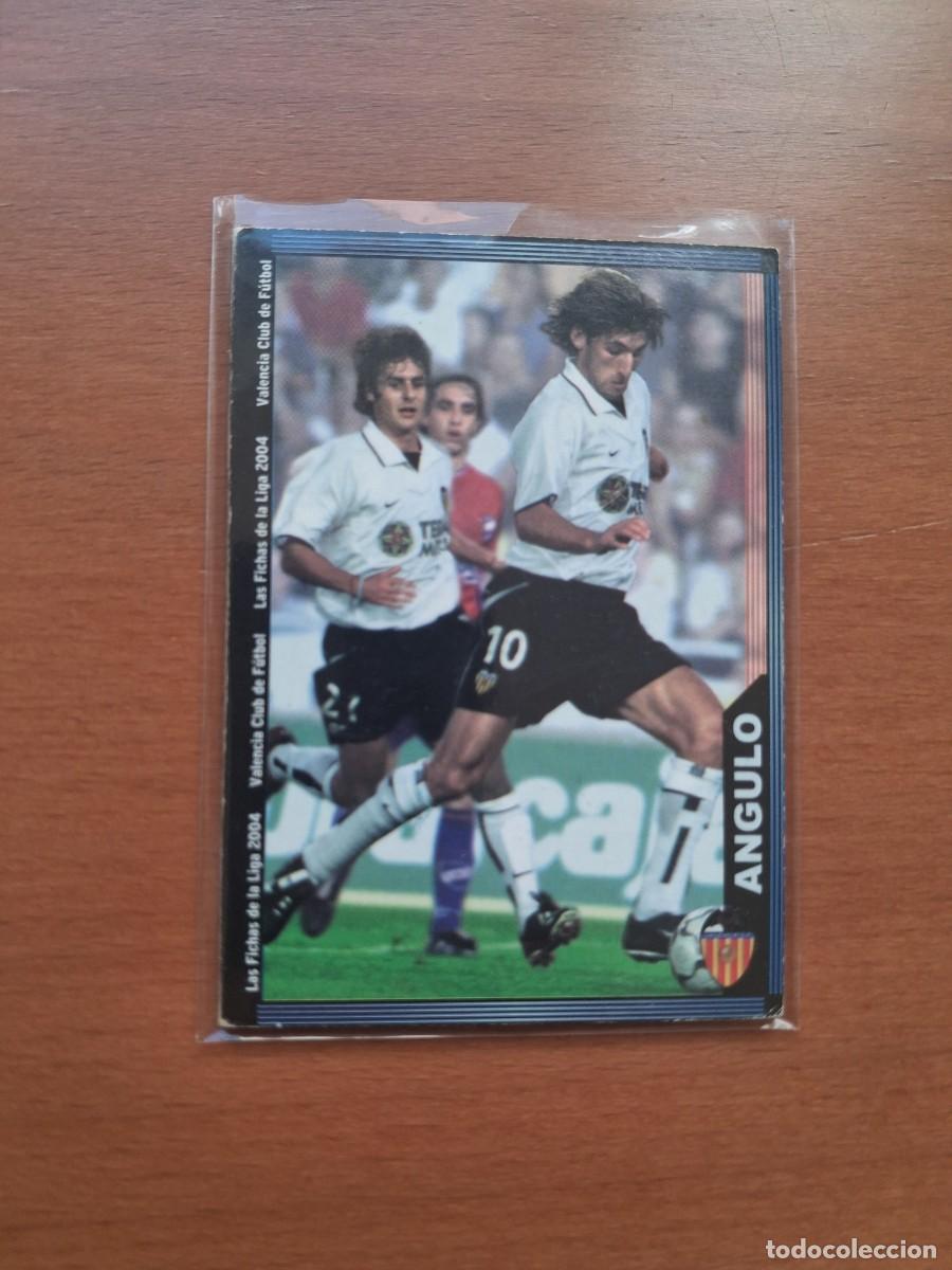 Cromos de F&uacute;tbol: Fichas de la Liga de Mundicromo 2003 2004 03 04 Valencia CF 128 Angulo