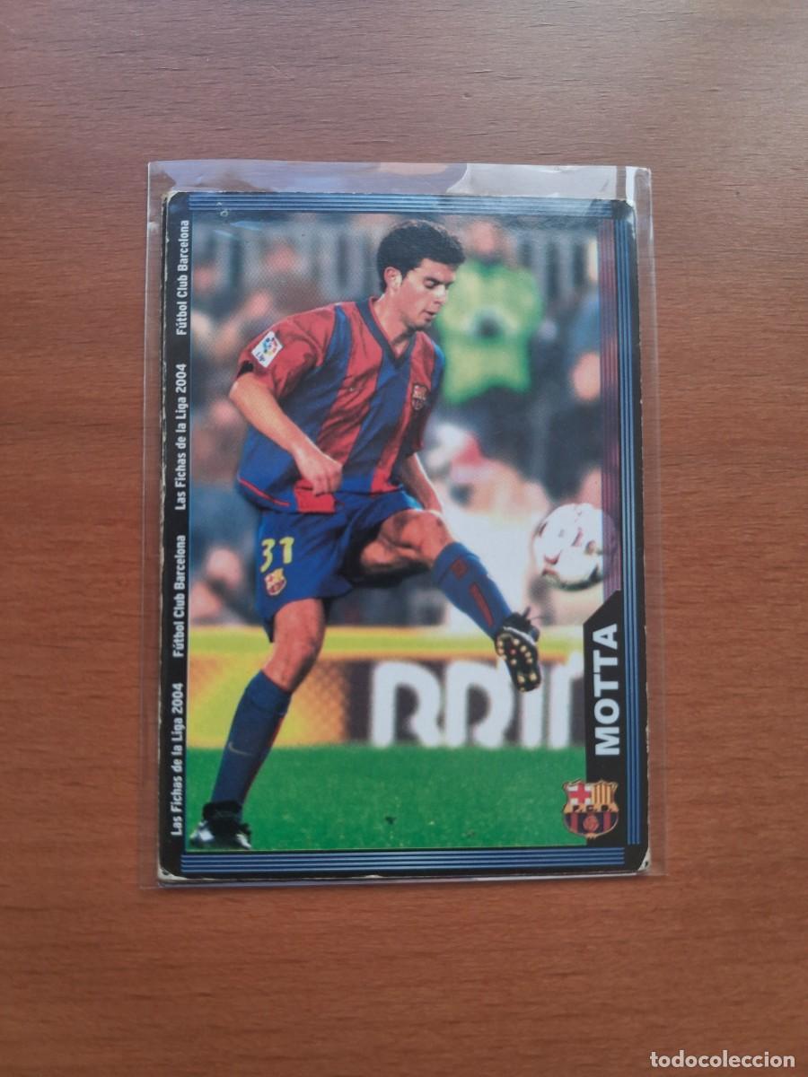 Cromos de F&uacute;tbol: Fichas de la Liga de Mundicromo 2003 2004 03 04 FC Barcelona 149 Motta
