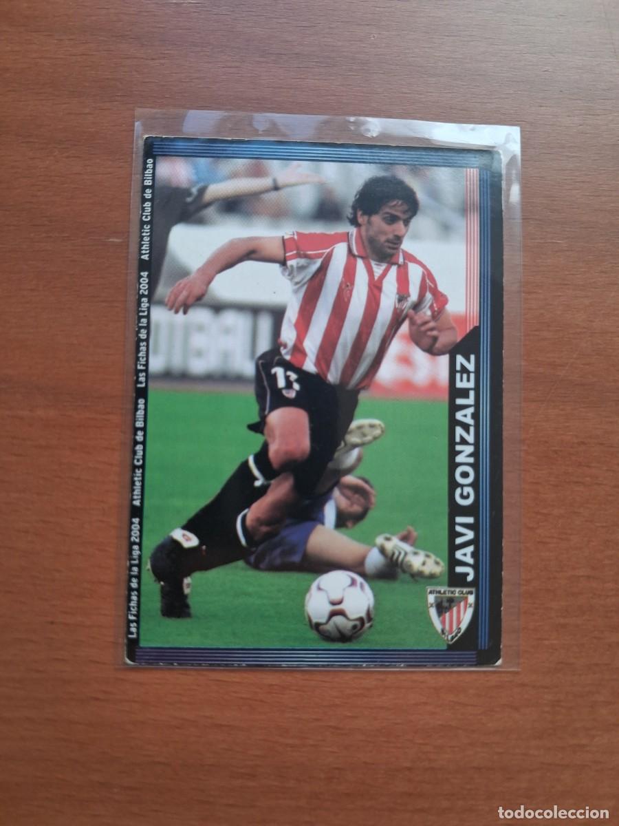 Cromos de F&uacute;tbol: Fichas de la Liga de Mundicromo 2003 2004 03 04 Athletic Club de Bilbao 171 Javi Gonzalez