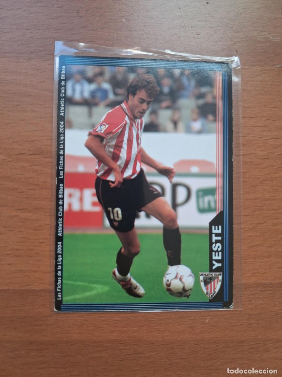 Cromos de F&uacute;tbol: Fichas de la Liga de Mundicromo 2003 2004 03 04 Athletic Club de Bilbao 178 Yeste