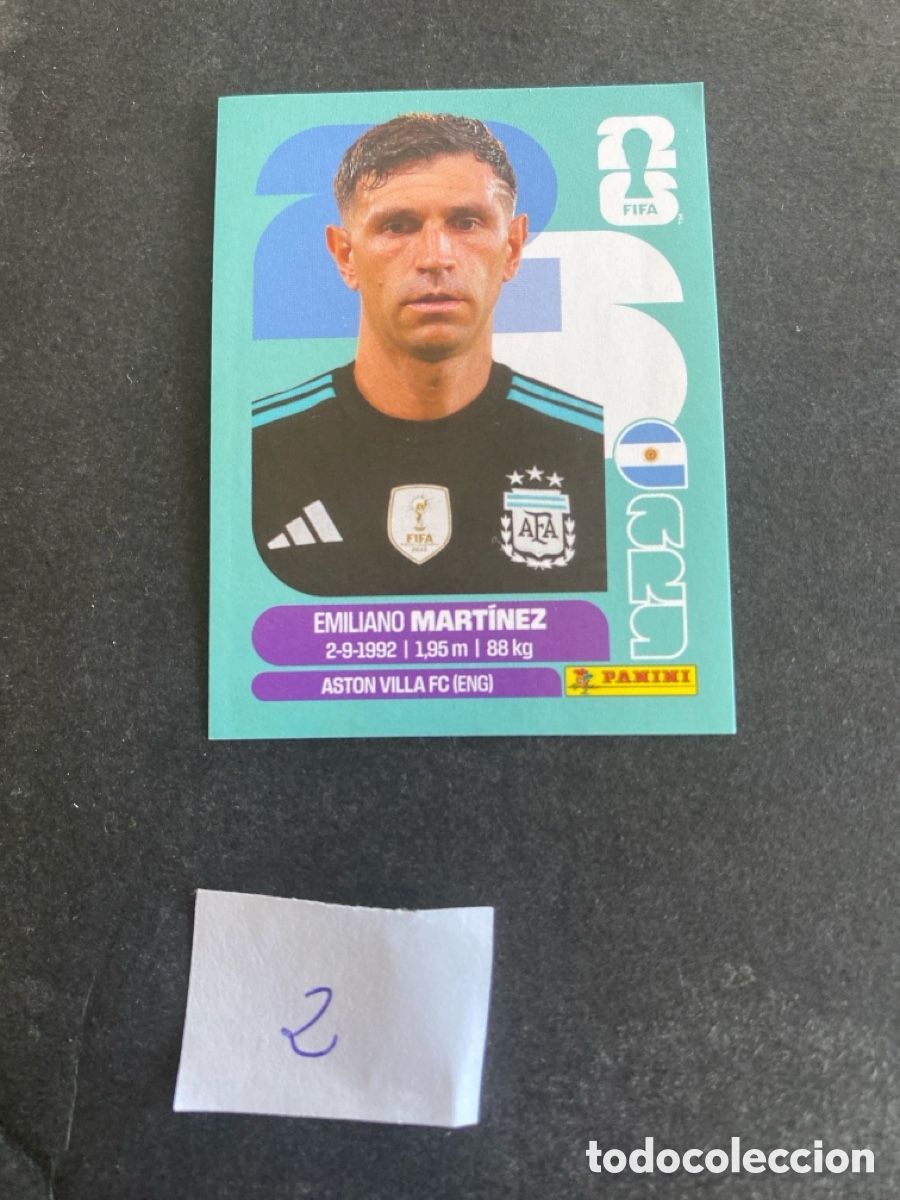 Cromos de F&uacute;tbol: Cromo Argentina Mundial 2026 N* 2 nuevo