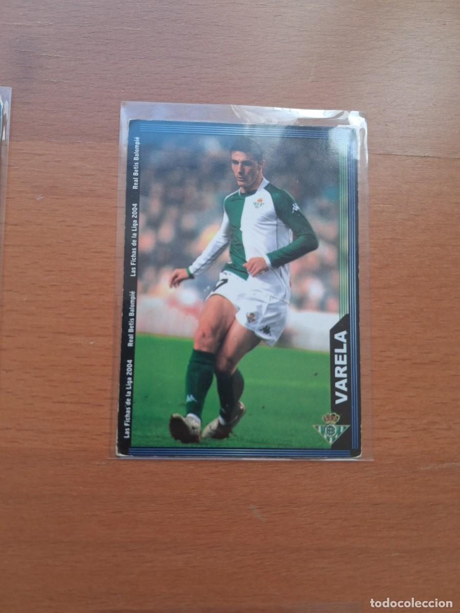 Cromos de F&uacute;tbol: Fichas de la Liga de Mundicromo 2003 2004 03 04 Real Betis 198 Varela