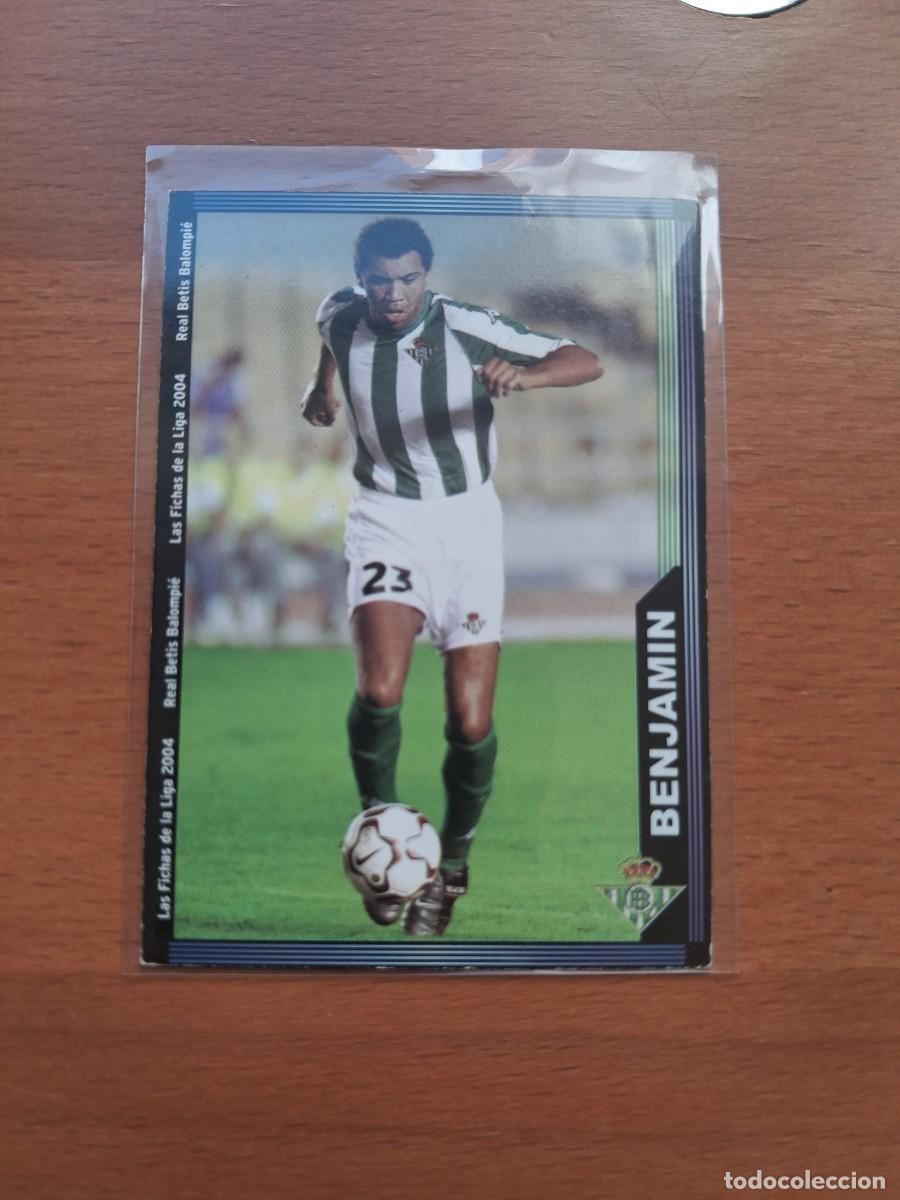 Cromos de F&uacute;tbol: Fichas de la Liga de Mundicromo 2003 2004 03 04 Real Betis 205 Benjamin
