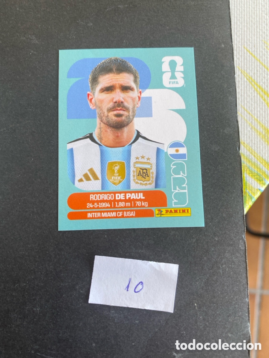 Cromos de F&uacute;tbol: Cromo Argentina Mundial 2026 N* 10 nuevo