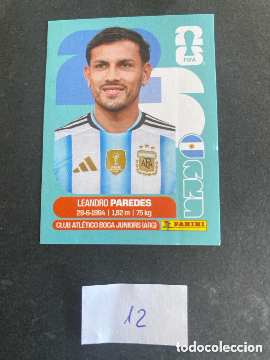 Cromos de F&uacute;tbol: Cromo Argentina Mundial 2026 N* 12 nuevo
