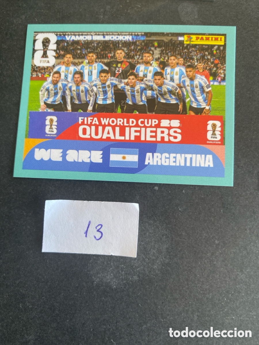 Cartes &agrave; collectionner de Football: Cromo Argentina Mundial 2026 N* 13 nuevo
