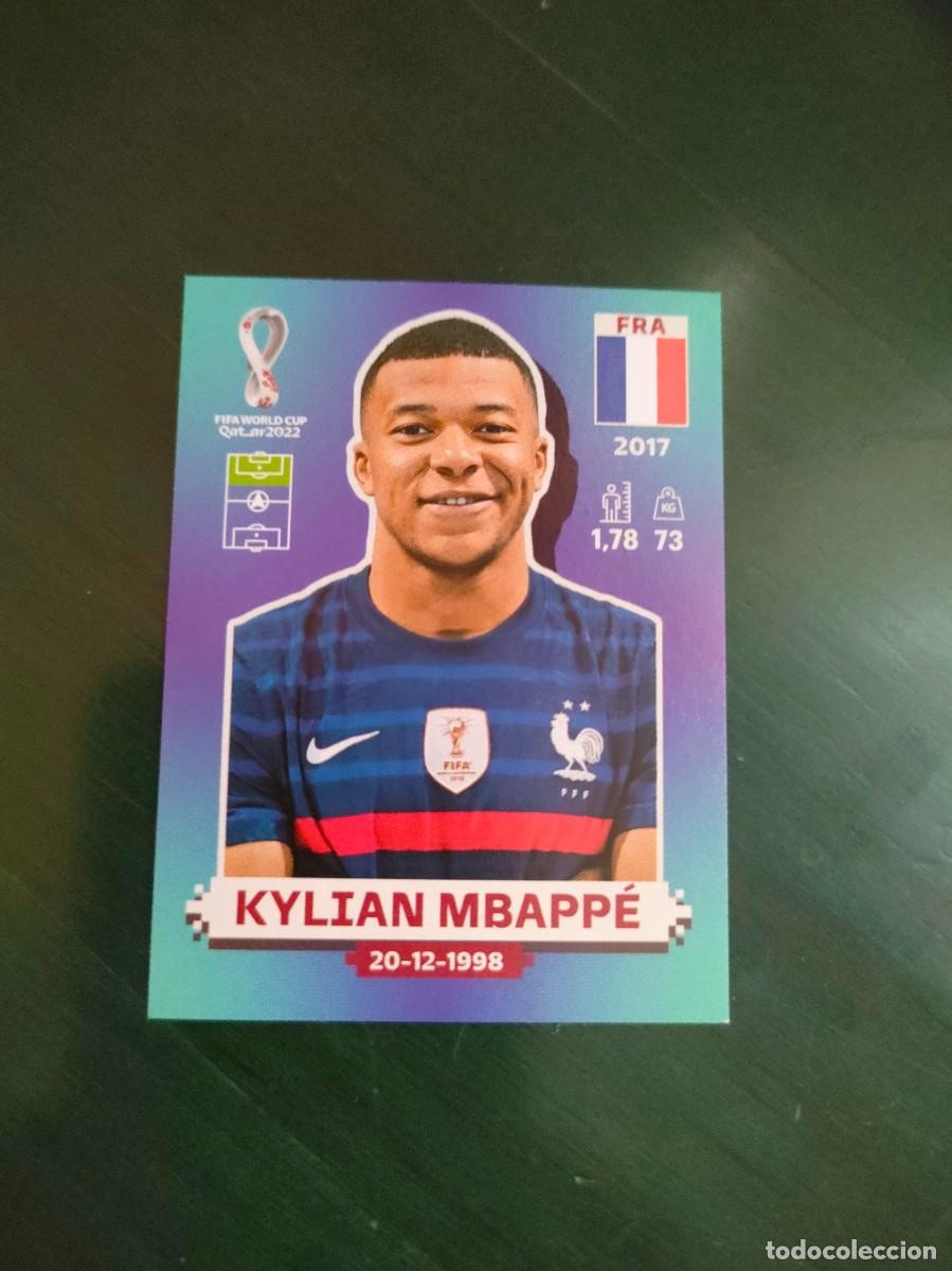 Cartes &agrave; collectionner de Football: Mbapp&eacute; Francia FRA19 Panini Mundial Catar 2022