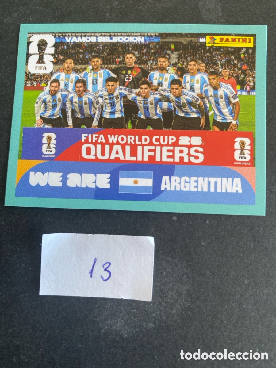 Cromos de Futebol: Cromo Argentina Mundial 2026 N* 13 nuevo